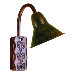 Apliques baño hierro forjado tulipa pequeña AP524-TLP07