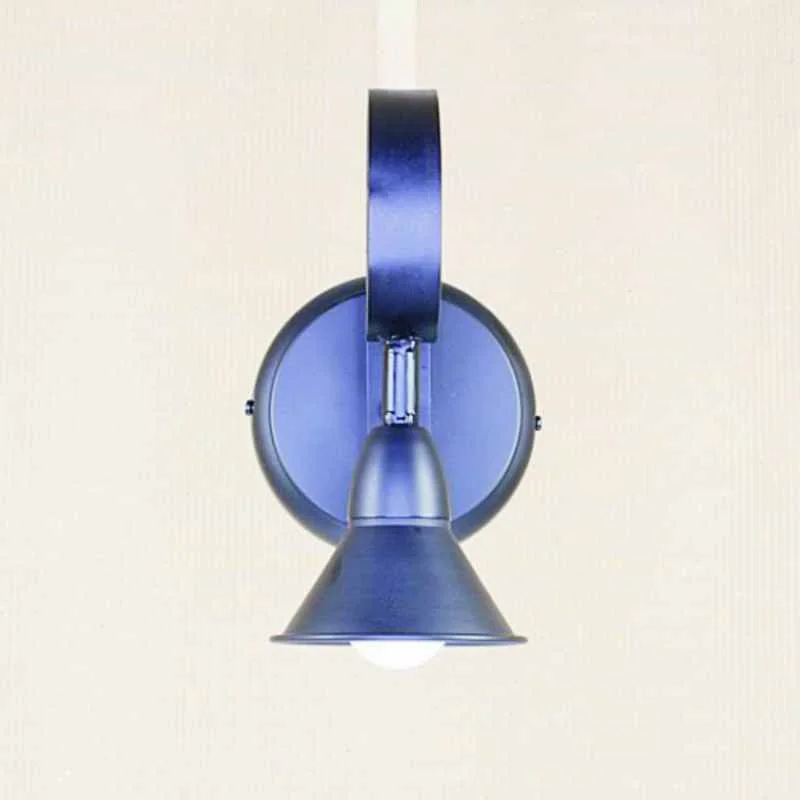 Apliques led interior diseño industrial tulipa hierro pequeña AP800-TLP07 - Imagen 4